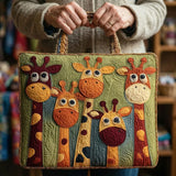 Gesteppte Tasche - Giraffe