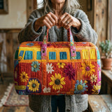 Gefütterte Reisetasche Hippie-Bus