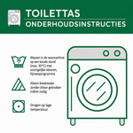 Elsbeth - Gewattete Kulturtasche Farbige Paspel