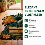 Maaike - Dekorativer Teppich Personalisiert Form einer friedlichen Schildkröte