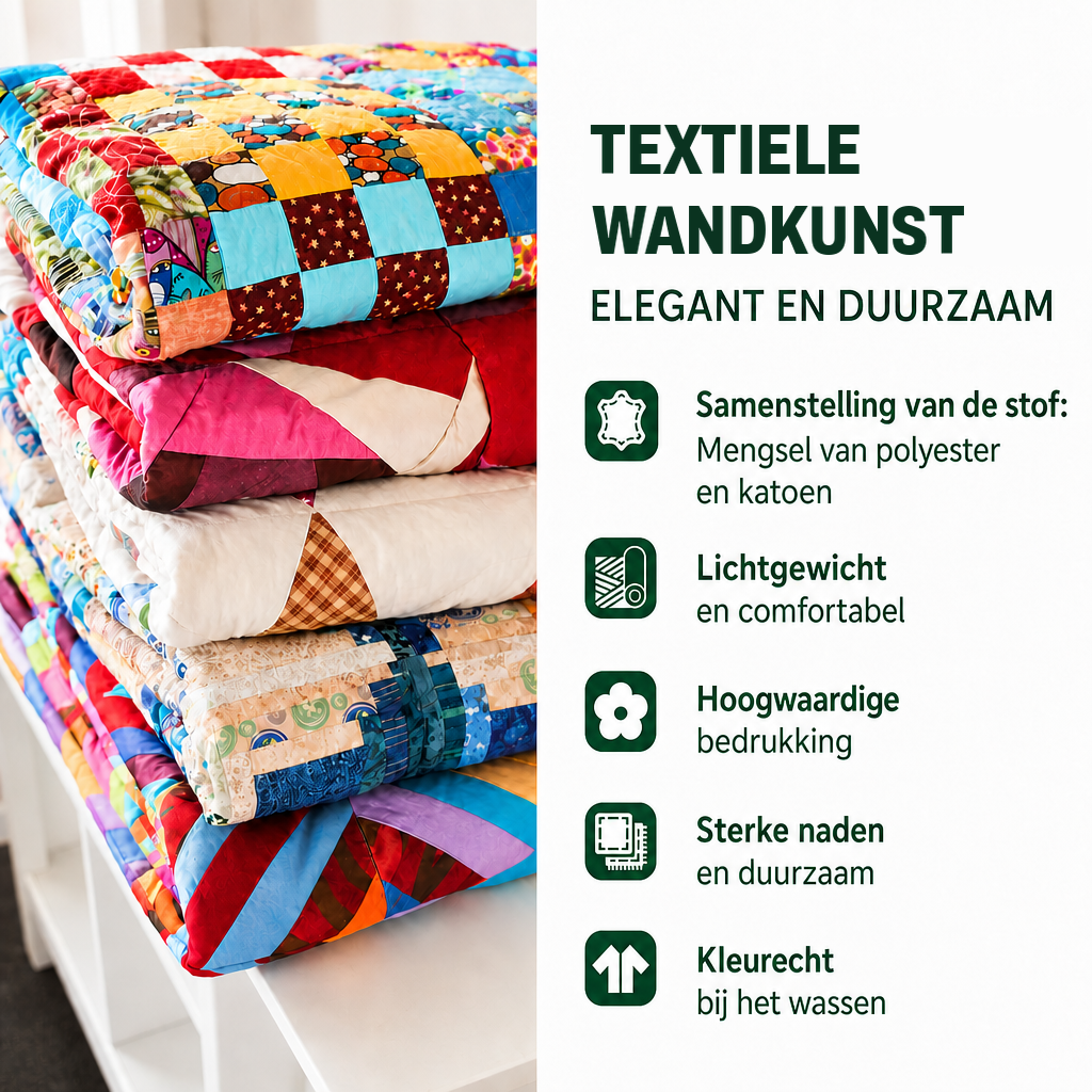 Fleur - Textile Wandkunst Pferd Einheimisch Mutig